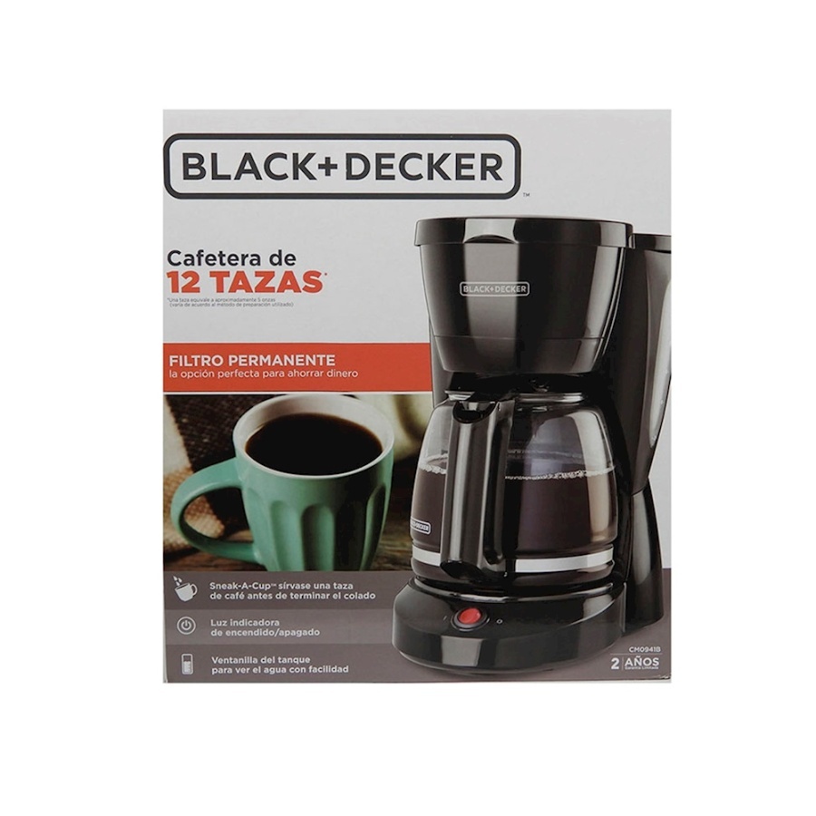 Cafetera De 12 Tazas Black & Decker
